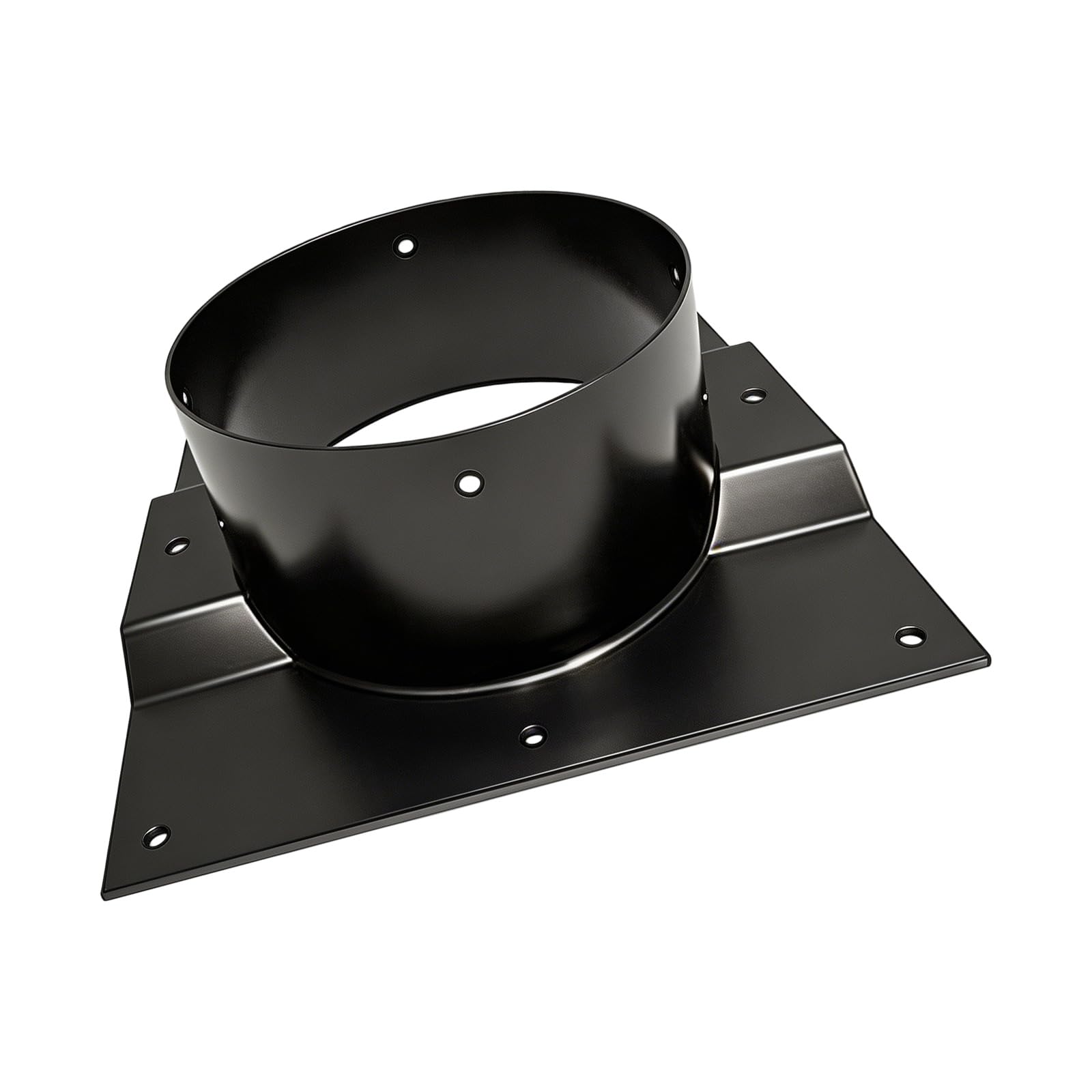 Kalttoy Multicolor Sturdy Container Ventilation Adapter For 8Inch Openings Enhances Air Exchange Metal Vent Adapter