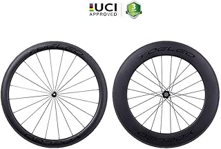 YOELEO クリンチャー/チューブレス カーボンホイール C50/88 リムブレーキ(PRO) 採用DT Swiss 240s ストレートプル CAMPAGNOLO(カンパニョーロ)用 Sapim スポーク(CX-RAY)用 前後セット