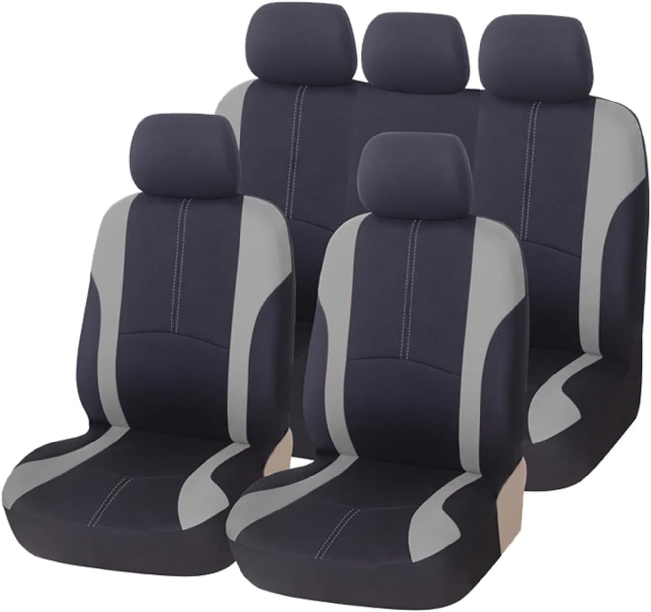 Car Seat Covers With Side Airbag Compatible,5 Seaters Universal For Cars,For Mazda Levante,For Renault Duster,For Suzuki Escudo