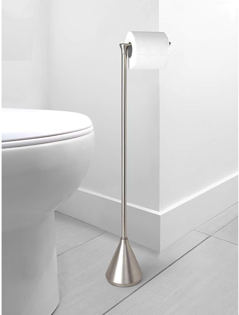 Bathroom Free Standing Toilet Tissue Paper Roll Holder Stand,for Bathroom Kitchen
