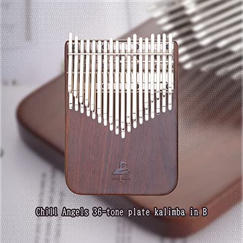 Chill Angels ECO Kalimba 34 touches accordé en C Double couche en bois d’ébène Piano à pouce Mbira Doigt Cadeau pour… - Les Beatles, Paul McCartney, John Lennon, RIngo Starr, George Harrison Chill Angels ECO Kalimba 34 touches accordé en C Double couche en bois d'ébène Piano à pouce Mbira Doigt Cadeau pour… – Image 7