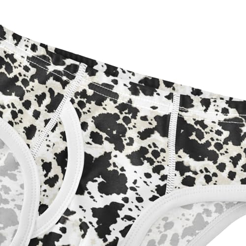 Boys' Exclusive Briefs Toddler Underwear 95% Combed Cotton Boxerbriefs 2T Leopard Cheetah Cow 24