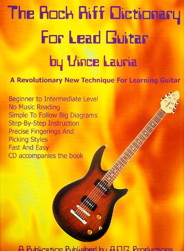 The Rock Riff Dictionary For Lead Guitar by Vince, Lauria, Gordon, Andrew D. (2000) Paperback