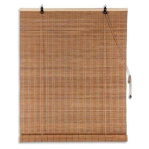 Julido Bambusrollo 120x220cm, braun, Raffrollo Fensterrollo innen,...