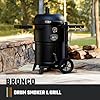 Oklahoma Joe's Bronco 18 in. Heavy Duty Charcoal Drum Smoker and Grill with 284 sq. in. Cooking Area in Black #1