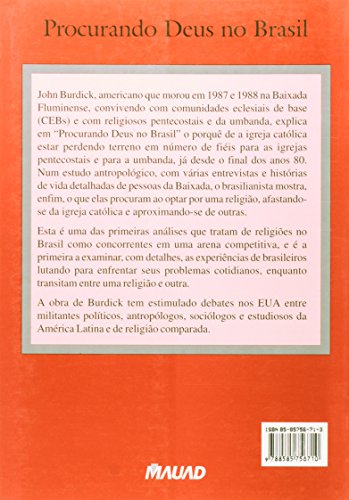 Procurando Deus no Brasil: A Igreja Católica Progressista no Brasil na Arena das Religiões Urbanas B