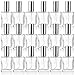 Foraineam 18 Pack Clear Glass Fine Mist Atomizer Spray Bottles, 15ml Refillable Mini Perfume Bottle, Empty Glass Perfume Atomizer Bottle Fragrance Bottles with Droppers and Funnels