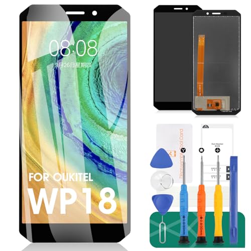 Écran pour Oukitel WP18 tactile de rechange noir sans châssis