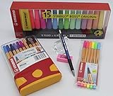 Señalizador Stabilo Boss Original Deskset 15 unidades 9 Fluorescentes 6 Pastel y 1 Deskjet