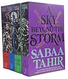 Sabaa Tahir Ember Quartet Series 4 Books Collection Set (An Ember in the Ashes, A Torch Against the Night, A Reaper at the Gates, A Sky Beyond the Storm)