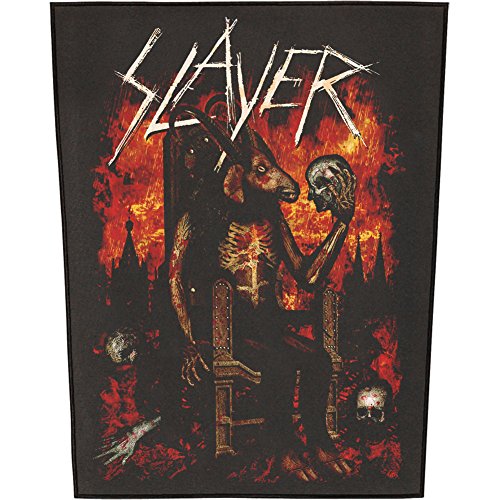 Slayer Devil on Throne patch dorsal parfait pour les festivals de metal