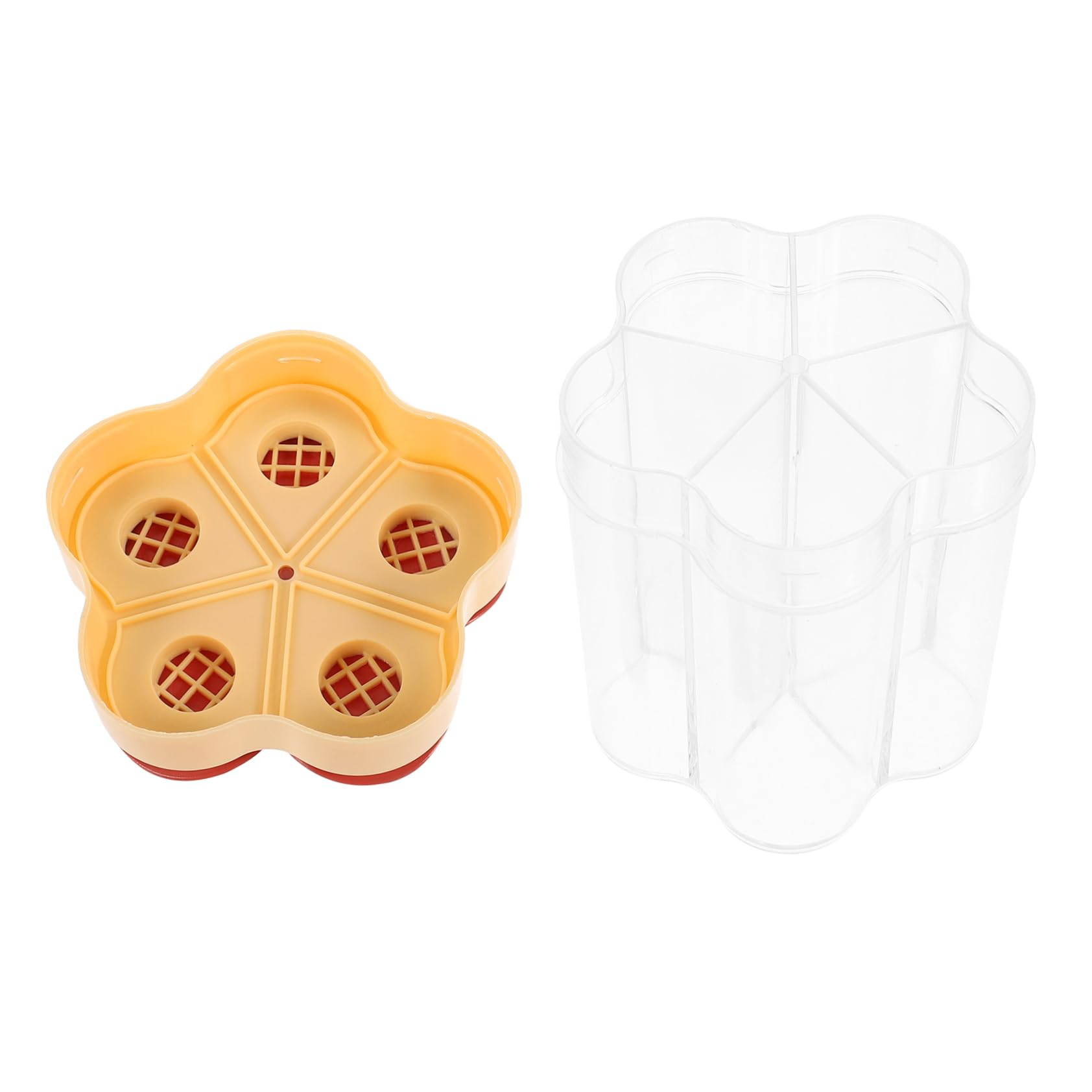 Cabilock Salt Pepper Shaker Set 5-in-1 Seasoning Jar Spice Containers Lids Kitchen Condiment Bottles for Bbq Cooking