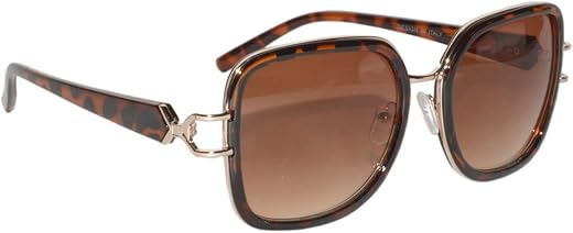 Peter Jones Tiger Print Square Sunglasses for Girls/Women (RD007DA)