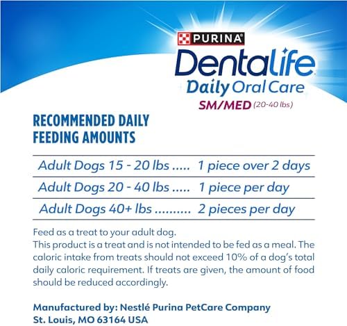 DentaLife Daily Oral Care Dog Treats for Small and Medium Dogs, Chewy Dental Treat to Freshen Breath and Fight Tartar, Chicken Flavor - 40 ct. Pouch — view 8
