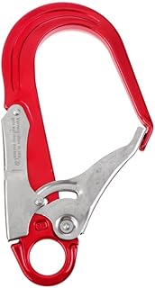 アウトドアロッククライミングカラビナ足場作業安全スナップフック高作業洞窟アルミ合金バックルスポーツ用品、赤