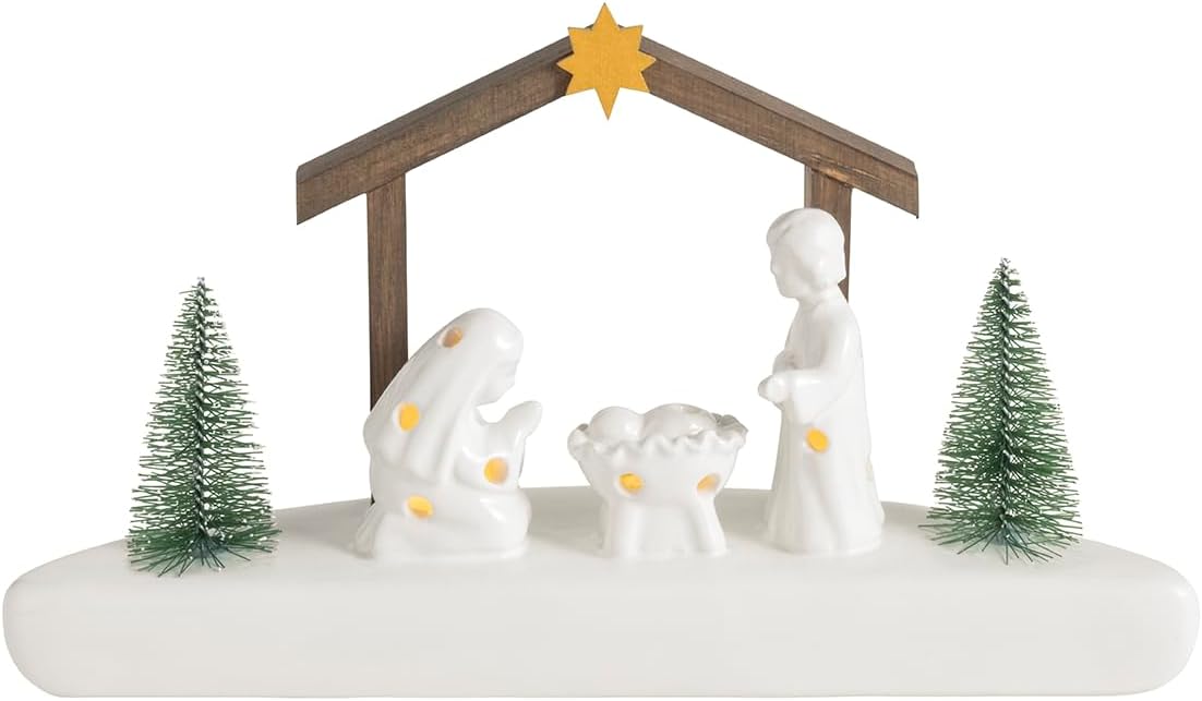 Mud Pie Christmas Nativity Large Scene Sitter