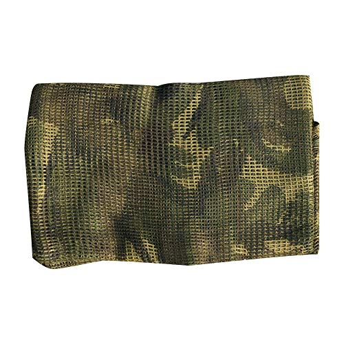Bouncevi Tactical Camouflage Army Mesh Atmungsaktiver Schal Wickelmaske Verbergen Camo Sniper Veil Für Militärjagd Wargame CS Outdoor-Aktivitäten (Unisex) Cover