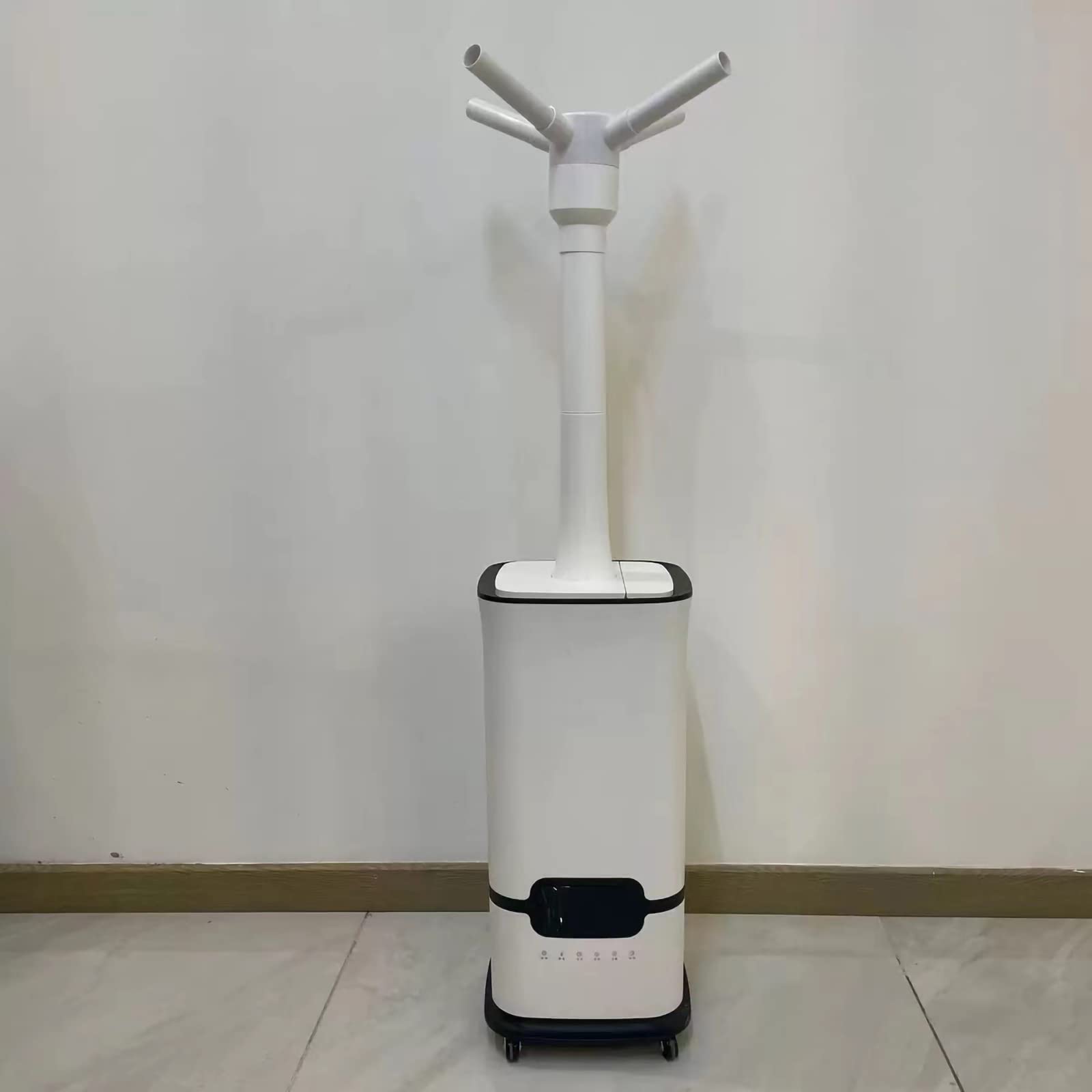 QUSYZD Humidifier Smart Straight Tube Four-way Spray 16L Large-capacity Household Commercial Atomizer Office Supermarket Vegetable Sprayer Floor-standing with Casters,
