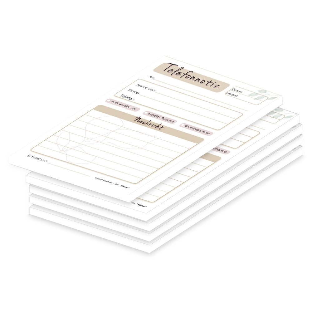 Office World Notizblock, 5 Stück, A6, kariert 4 mm mit Rand Office World Notizblock, 5 Stück, A6, kariert 4 mm mit Rand