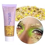 【Destaca entre la multitud】Chicas, ¿les gusta este brillante brillo holográfico? Ahora abracemos a la reina del brillo que llevamos dentro con TUKNON Body Glitter.