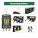 DUOYI DY517A Refrigeration Digital Manifold Gauge Meter HVAC Vacuum Pressure Temperature Tester Full Kit with Test Clip and Pipe