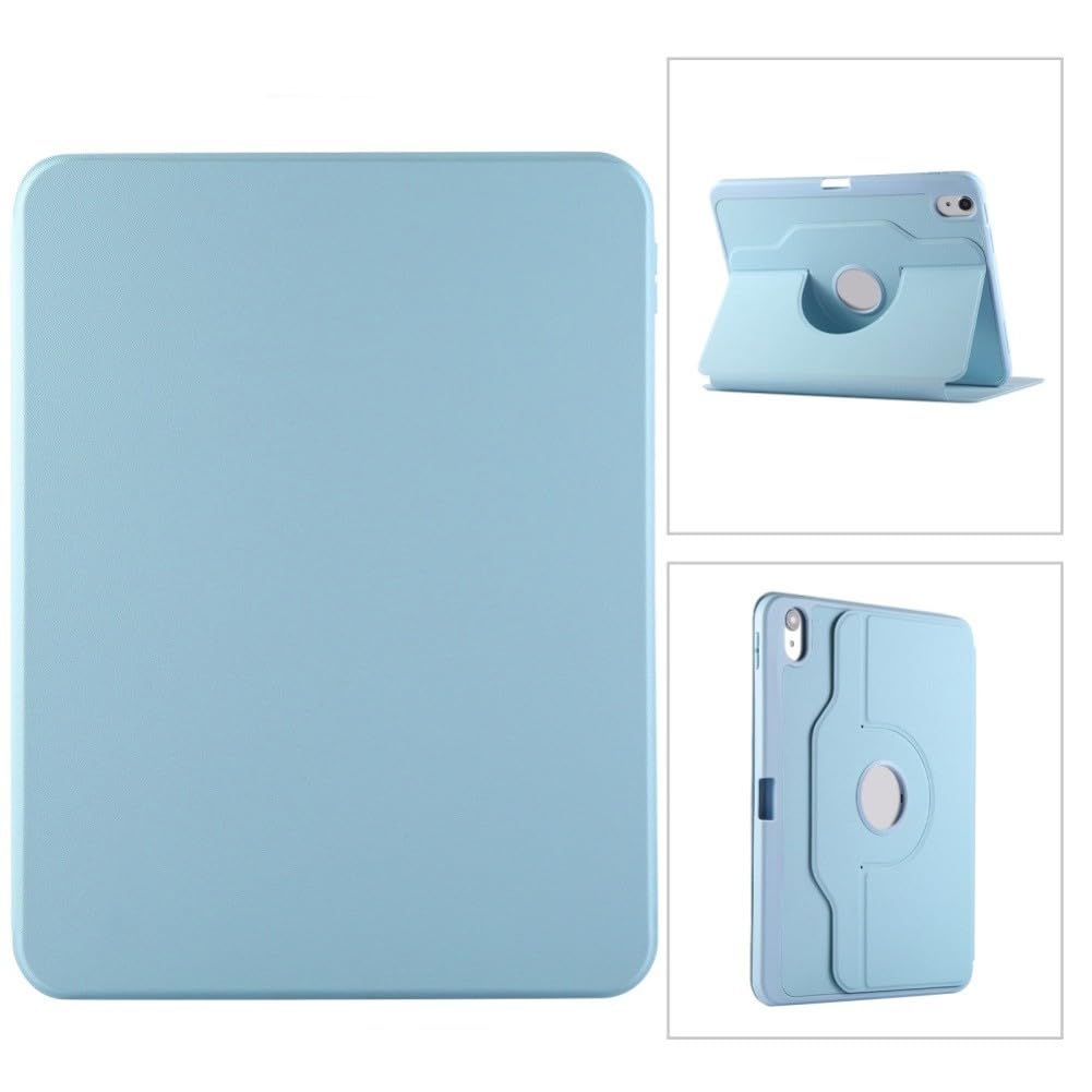Generic Custodia compatibile con iPad Pro 33 cm (M5) 2025 (colore: blu) Custodia girevole intelligente antiurto supporto in pelle flip cover