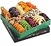 Holiday Christmas Dried Fruit & Nuts Gift Basket - Fresh Dried Fruit & Nuts Gift Basket - Assorted Food Gift Box for Christmas, Holiday, Family, Sympathy, Men & Women.