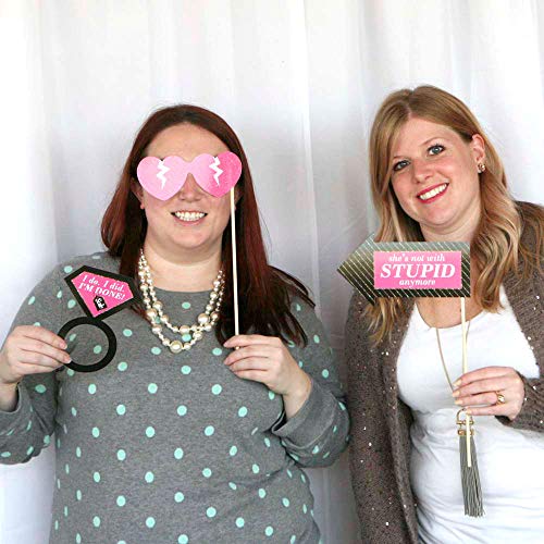Divorce Party - Photo Booth Props Kit - 20 Count #TOP7