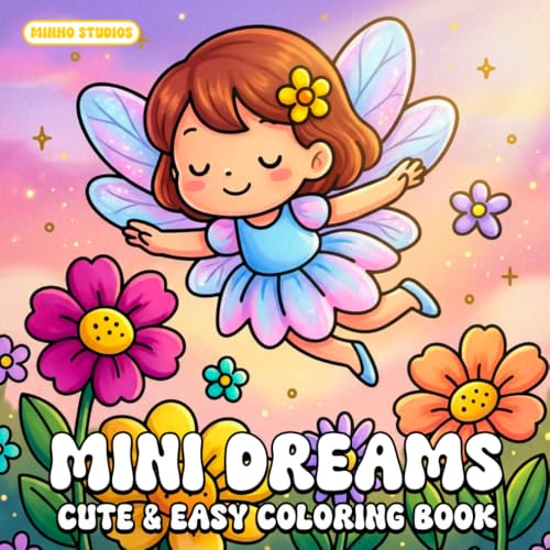 Mini Dreams Coloring Book: Cute & Easy, Tiny Adventures, Adorable Little Scenes image 2