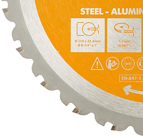 Scie à onglet mixte R210CMS Evolution Power Tools 210mm avec lame orange - 7