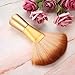 Soft Fan-Shaped Neck Duster Brush, Large Sweep Hair and Face Cleaning Brush for Salon Stylists and Barbers