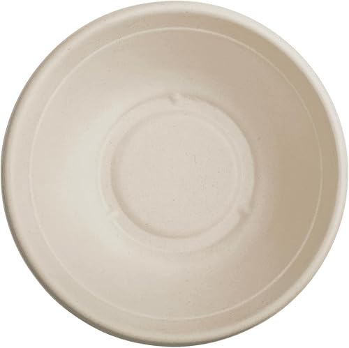 Miniatura 8 de KARAT EARTH PFAS - Tazón redondo de bagazo sin PFAS, apto para microondas y microondas, color natural, 500 unidades (24 onzas)