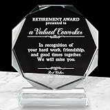 Retirement Gifts for Coworker, Going Away Gift Farewell Gifts for Coworkers Colleagues, Coworker Goo
