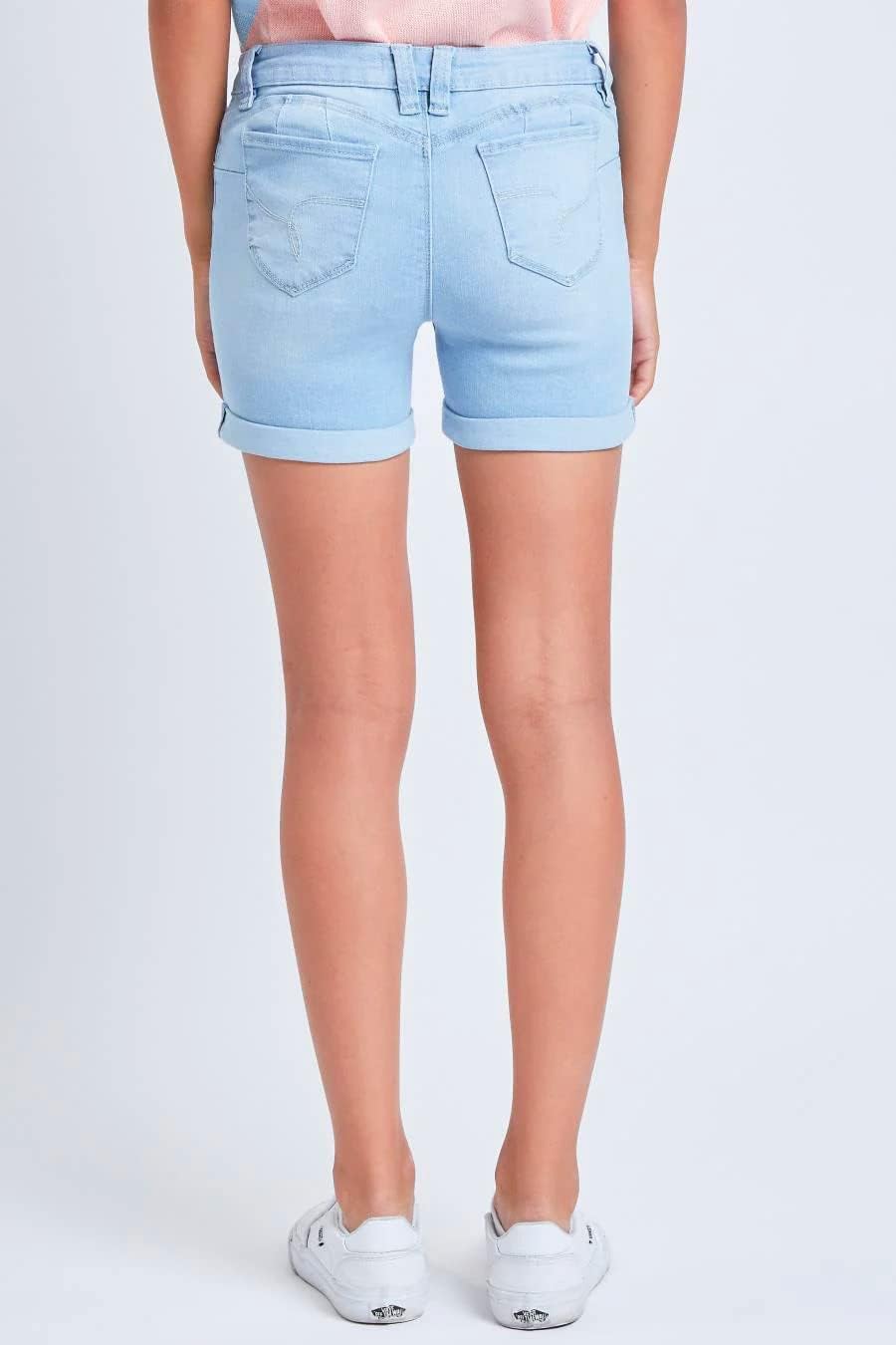 YMI Girls Wannbettafit Rolled Cuffed Short
