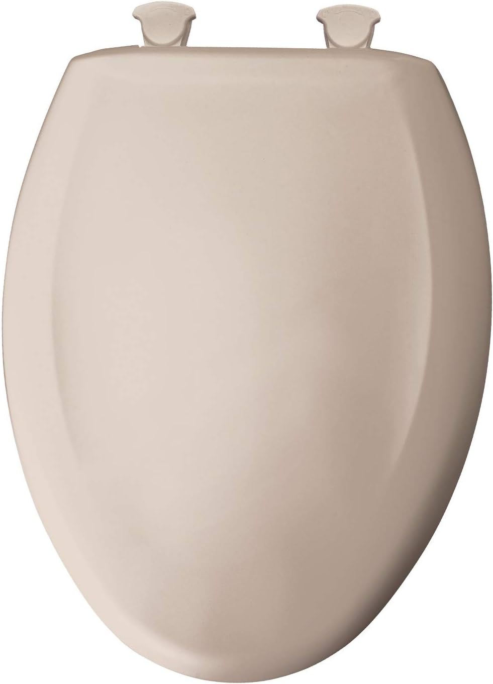 Bemis 1200SLOWT 443 Toilet Seat, Slow-Close Elongated Closed Front Plastic w/Easy-2-Clean Hinges - Blush