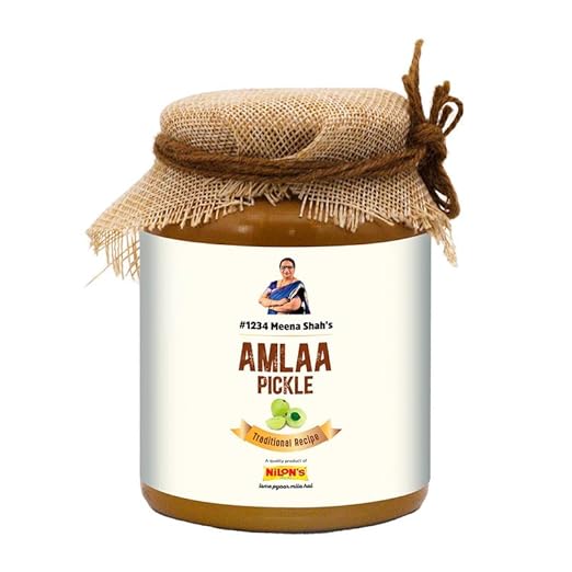 NILON'S PAAM Amla Pickle/Achar 375 GM -100% Pure & Natural| Traditional|Homemade