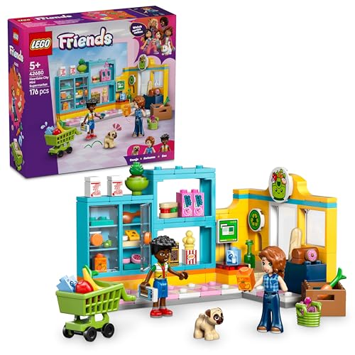 Image of LEGO Friends Heartlake City Convenience Store - 2 Minidolls, Toy Dog and Accessories - 42680