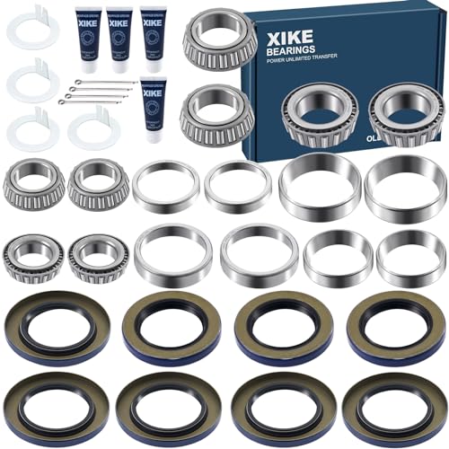 XiKe 4 Set Trailer Bearing Kit for 5200-6000 lb Axles