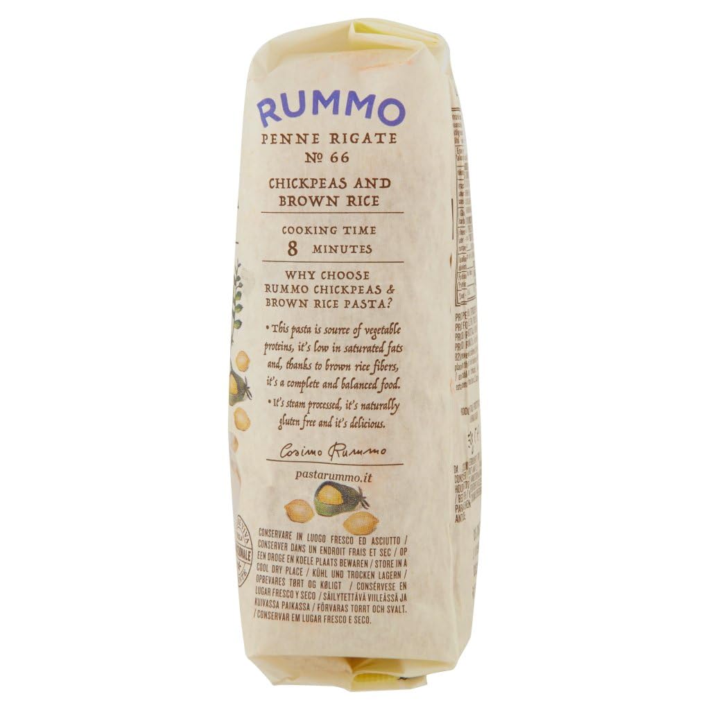 Italian Gourmet Penne Rigate N.66 pasta senza glutine 20 x 500g ceci riso | Mit toskanischen Kichererbsen und Vollkornreis; formato ruvido, glutenfrei, Gesamtnettogewicht 10 kg + Kostenlos Polpa 400g