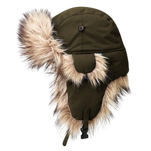 Fjällräven Herren Nordic Heater Mütze, Dark Olive, M EU