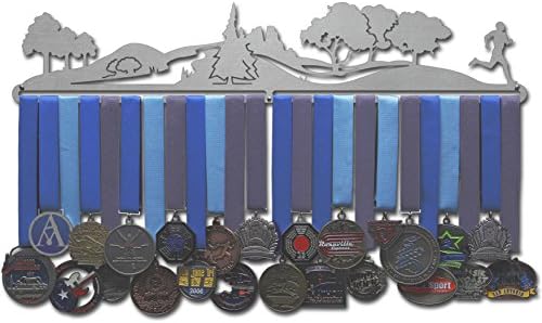 Allied Medal Hangers - Trailscape - Male Figure (24" Wide with 1 Hang bar) - Sports Awards Holder Display Hanger Rack - Multiple