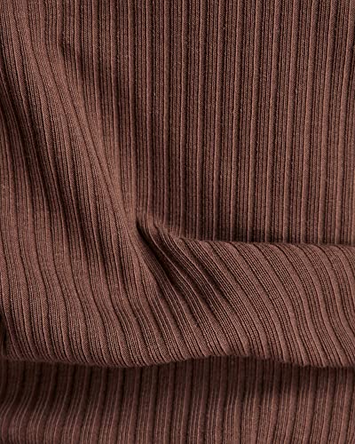 Miniatura 6 de G-Star Para Mujer Vestido Rib Slim , Marrón Chocolate Lab D22274-D107-D312 , Xs