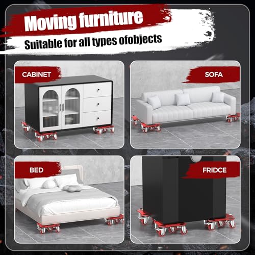 Image of LOYAL TIGER Furniture Dolly, 3000LBS Furniture Movers with Wheels