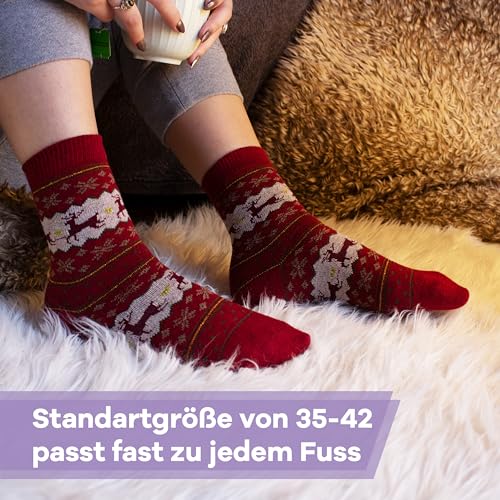 Netrox Wintersocken – 3 Paar warme und weiche Socken für den Winter