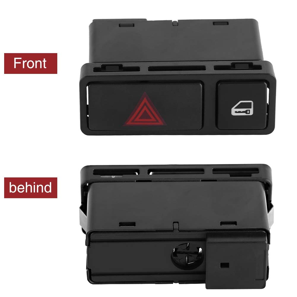 Hazard Warning Light Door Central Lock Locking Switch Emergency Flasher Button for 3 Series E46 E53 E85 325 X5 61318368920