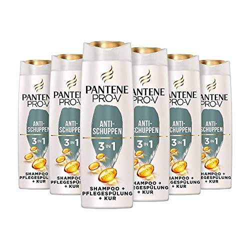 Produktfoto von Pantene Pro-V Anti-Schuppen 3-In-1 Shampoo + Pflegespülung + Intensivpflege,&hellip;