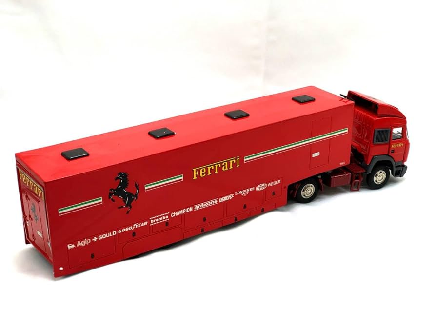 全長約40cmフェラーリ F1 トランスポーター 1/43 エリゴール（白箱） Amazon | オールドカーズ 1/43 フェラーリ F1 トランスポーター