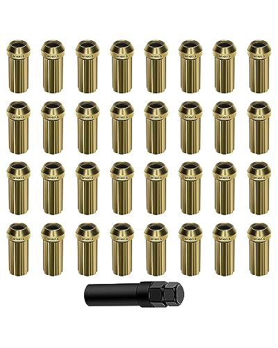 16 pcs Eagle Dually Wheel Rim Chrome Lug Nut Short Mag Shank with Washer 14x1.5