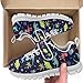 Forchrinse Colorful Dinosaur Boys Sneakers Kids Cool Animal Print Tennis Running Shoes Non Slip Sport Strap Athletic Fashion Sneakers Lightweight for Little/Big Kids