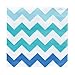 Chevron Blue Beverage Napkins (20)